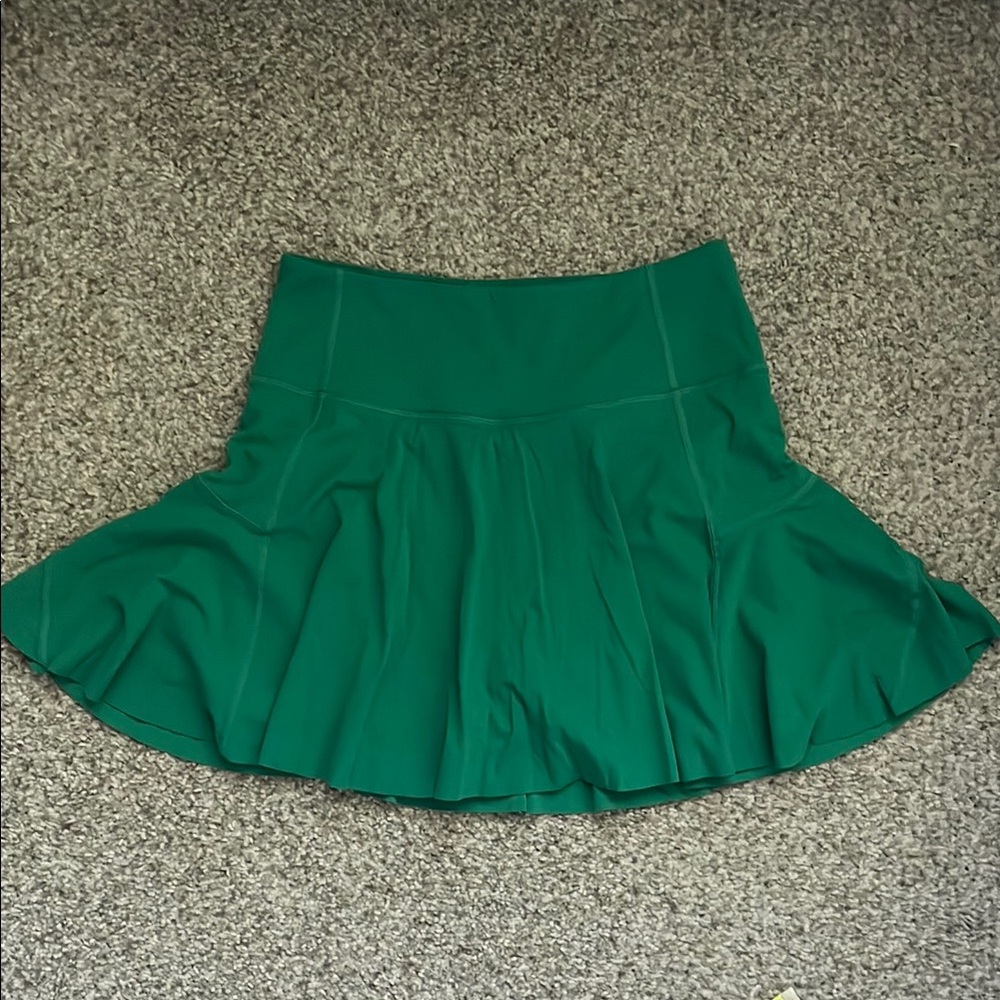 Vitality Green Athletic Skort